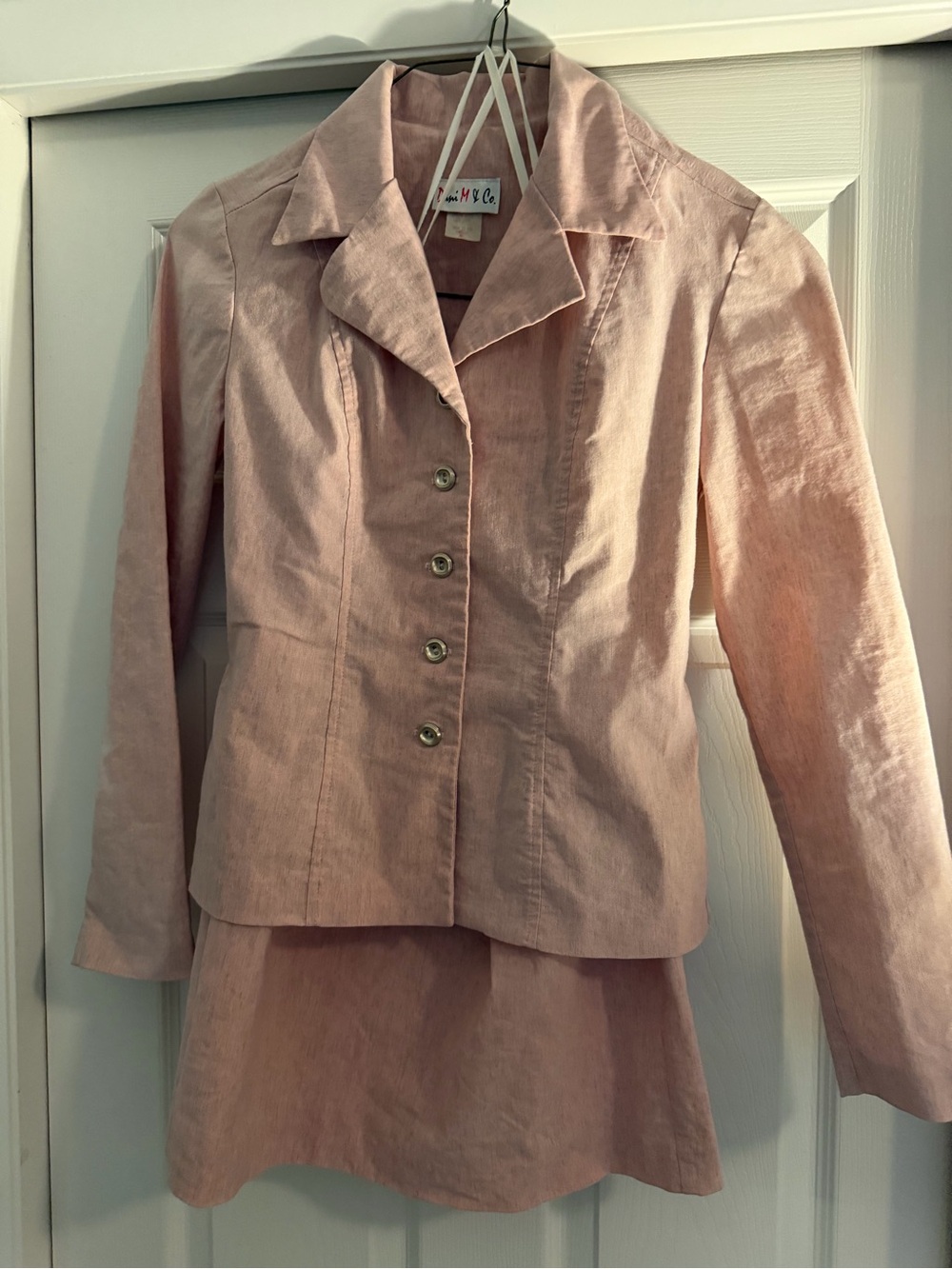 Women's Blush Pink Classic Tailored Blazer
